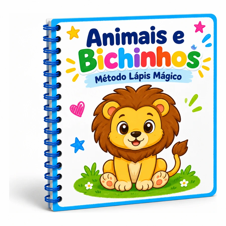 Lições de animais e bichinhos do Método Lápis Mágico