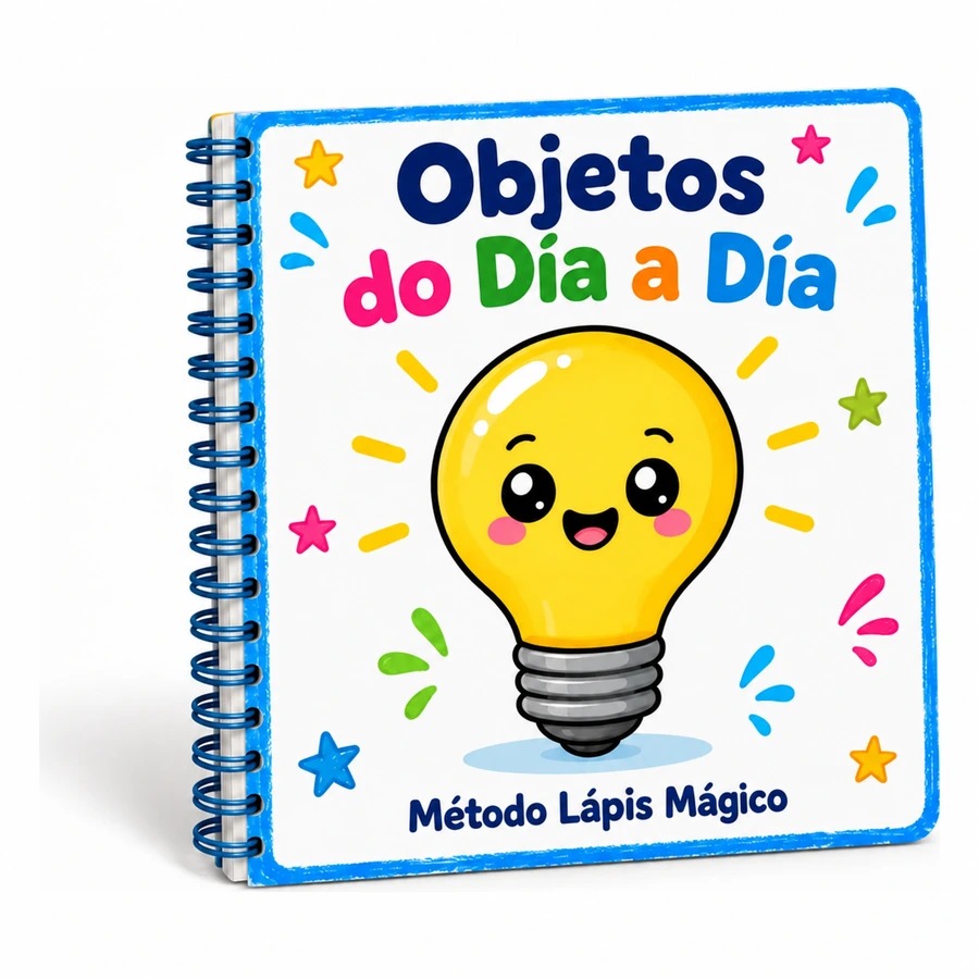 Lições de objetos do dia a dia do Método Lápis Mágico
